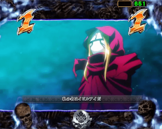 パチンコPLT OVERLORD魔導王光臨のイビルアイ