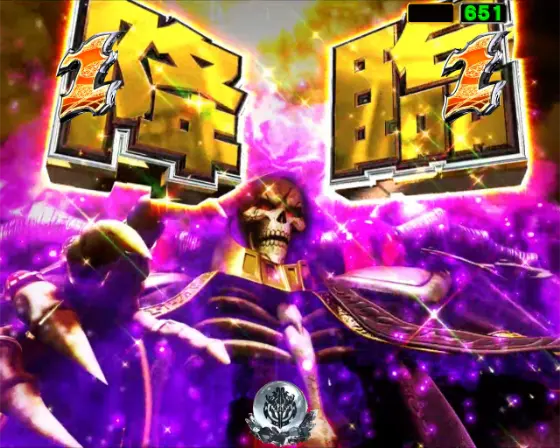 パチンコPLT OVERLORD魔導王光臨のアインズ降臨