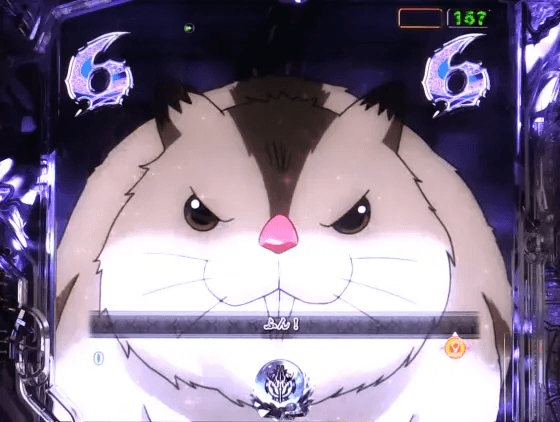 パチンコPLT OVERLORD魔導王光臨のハムスケ