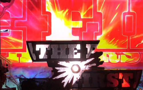 パチンコPルパン三世 THE FIRSTのTHE FIRST役物予告割れ画像