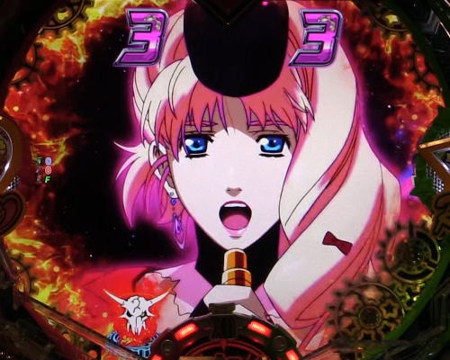 パチンコPフィーバーマクロスフロンティア4のW歌姫アタックリーチ:シェリルの画像