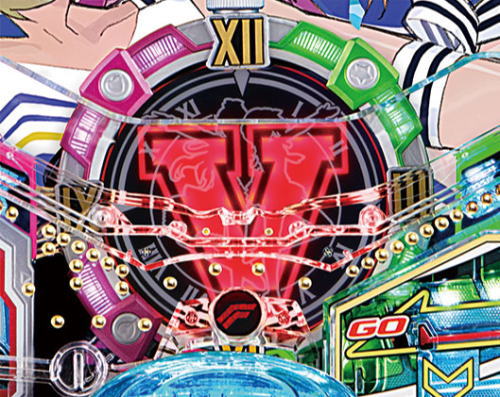パチンコPフィーバーマクロスフロンティア4のギャラクシーライブ:Vチラ発生の画像