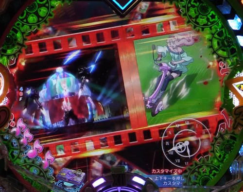 パチンコPフィーバーマクロスフロンティア4の時空フィルム予告:赤の画像