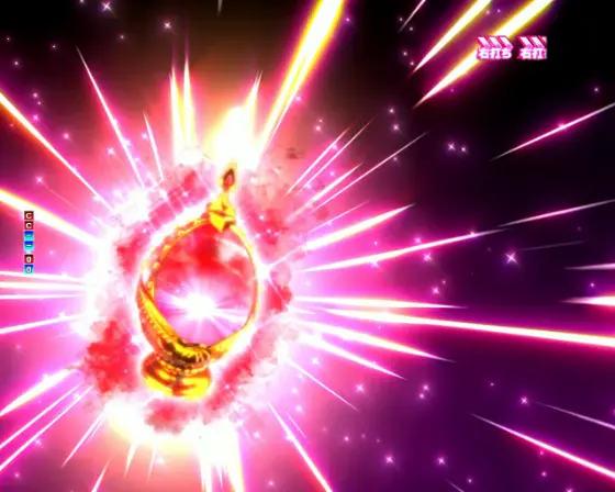 パチンコP魔法少女まどか☆マギカ3のまどか弓矢保留変化予告赤保留画像