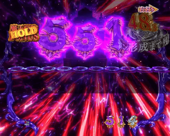 パチンコP魔王学院の不適合者の図柄変動変化予告