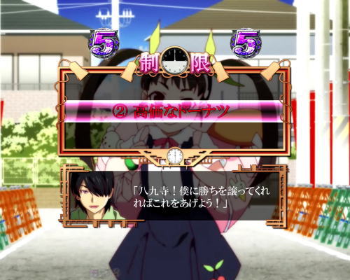 パチンコP〈物語〉シリーズ セカンドシーズンの指闘牽制演出