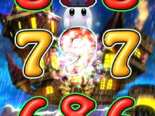 パチンコPミニミニモンスター4aのおばけのっかりリーチ