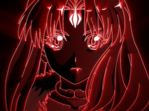 パチンコPモモキュンソードMCの憑依合体予告桃子画像