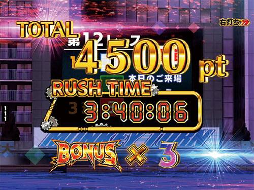 パチンコPモンキーターンⅥ超抜の神速RUSH:リザルト画面