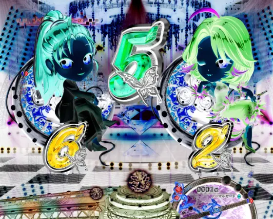 パチンコP中森明菜・歌姫伝説～BLACK DIVA極～のネガポジ