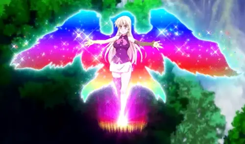 パチンコP七つの大罪2 神千斬りVER.のエリザベス超覚醒保留(虹)画像