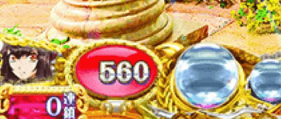 パチンコP七つの美徳 ゴールデンエンジェルタイムの残り49回以下!?カウンター色画像