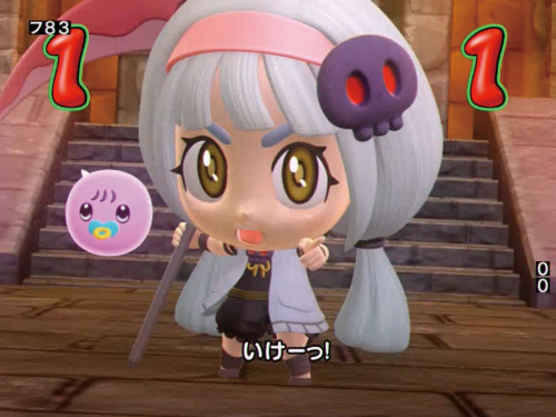 パチンコPネオモンスターハウスMXLのメフィちゃん