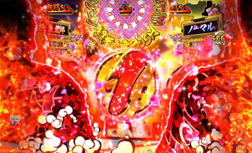 パチンコP新・遠山の金さんの桜吹雪予告