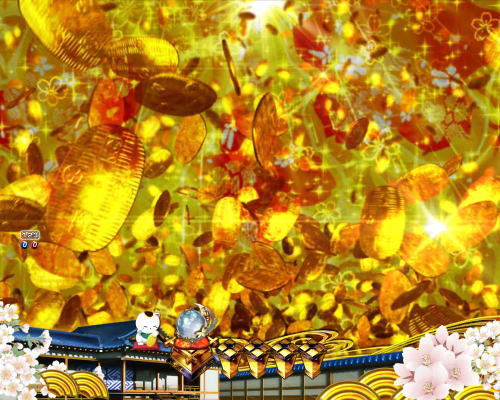 パチンコP新・遠山の金さん 77Ver.のまっ金きん予告