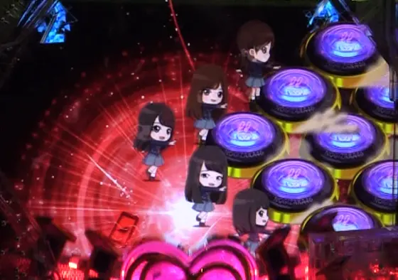 パチンコぱちんこ 乃木坂46 キュンキュン LIGHT ver.の群予告画像