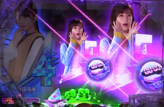 パチンコぱちんこ 乃木坂46 キュンキュン LIGHT ver.のタイマー画像