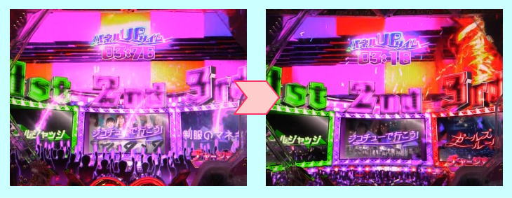 パチンコぱちんこ 乃木坂46のLIVE ATTACK:パネル昇格