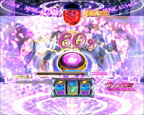 パチンコぱちんこ 乃木坂46のMUSIC ATTACK:ガチ信頼度モード（チャンス目停止）