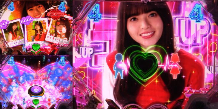 パチンコぱちんこ 乃木坂46の乃木ドキATTACK:デートUP