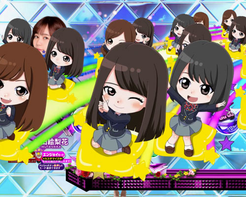 パチンコぱちんこ 乃木坂46の流星群予告