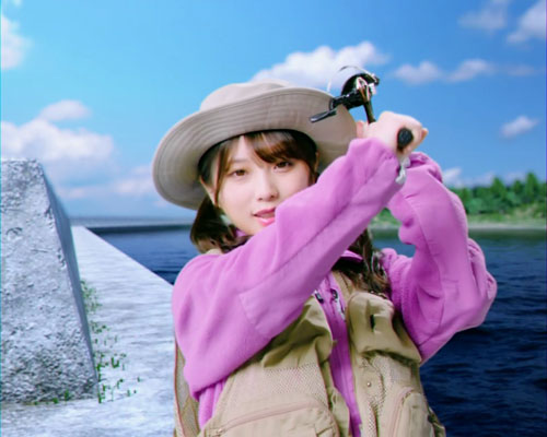 パチンコぱちんこ 乃木坂46の与田祐希:フィッシングチャレンジ