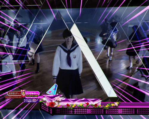 パチンコぱちんこ 乃木坂46のイントロ予告:分岐演出