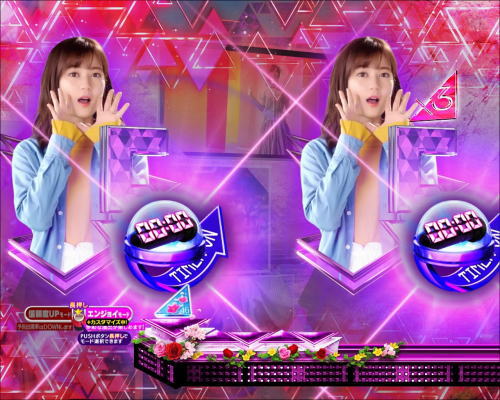 パチンコぱちんこ 乃木坂46のマイクタイマー予告