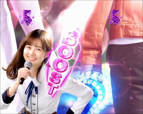 パチンコぱちんこ 乃木坂46のマイクタイマー予告発動