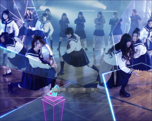 パチンコぱちんこ 乃木坂46の制服のマネキンリーチ