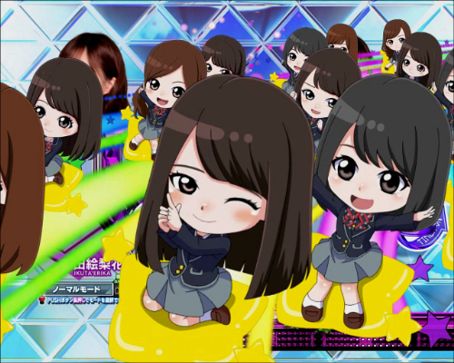 パチンコぱちんこ 乃木坂46 トレジャースペックの流星群予告注目画像