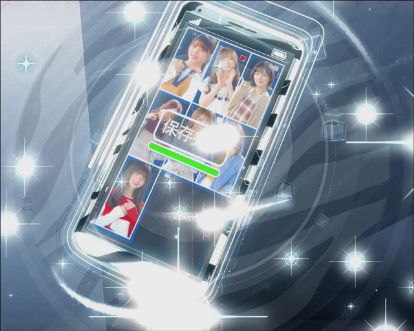 パチンコぱちんこ 乃木坂46 トレジャースペックのノギ写RUSH中ゼブラ保留画像