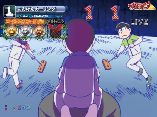 パチンコPおそ松さんの頑張れ！ゴールデンロード625VER.のにんげんかーりんぐ