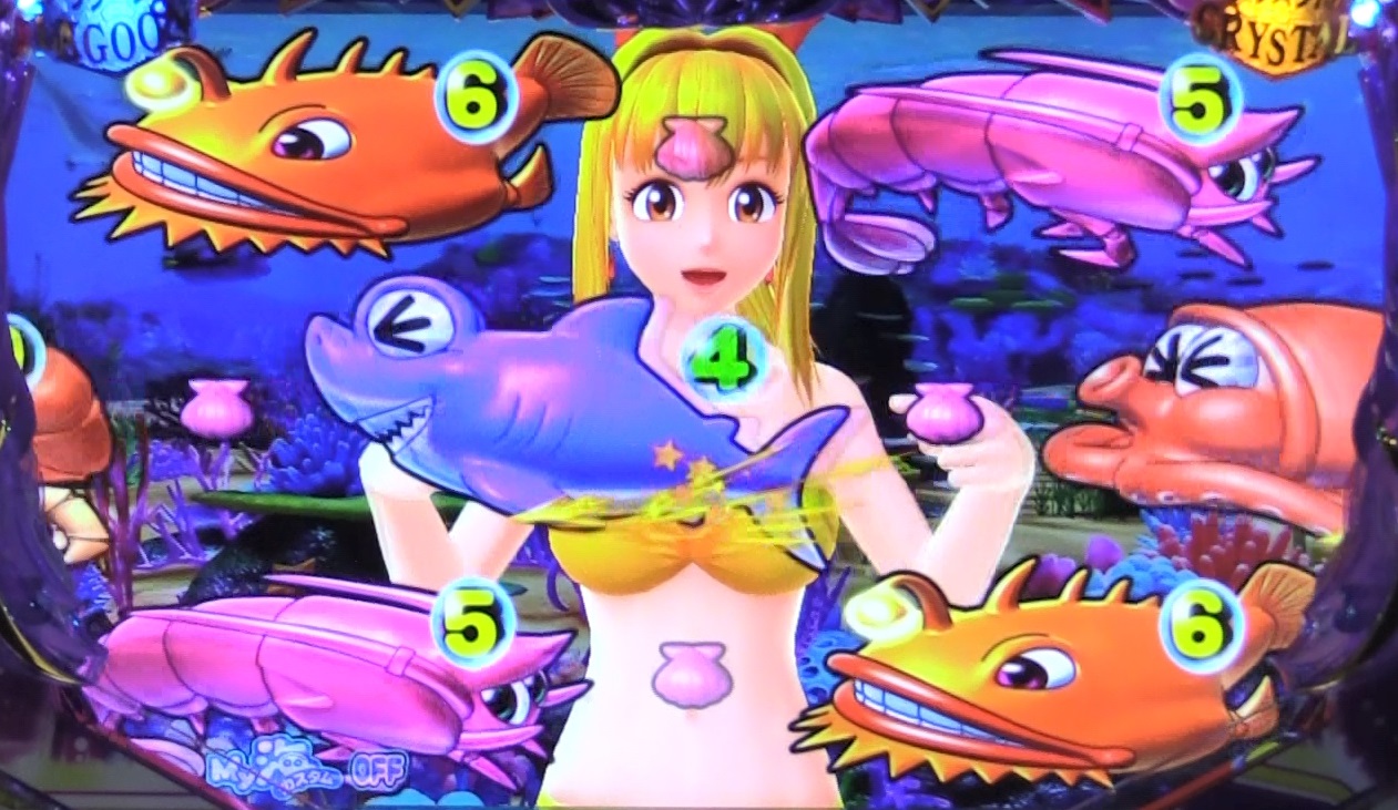 P大海物語4スペシャルBLACKのマリン画像
