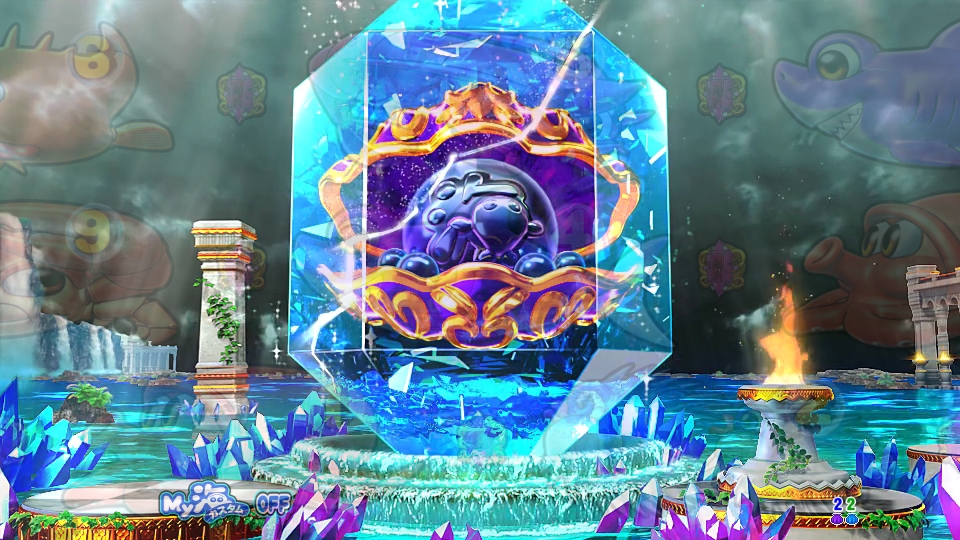 P大海物語4スペシャルBLACKのひび割れ前画像