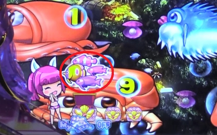 P大海物語4スペシャルBLACKの箱魚群画像