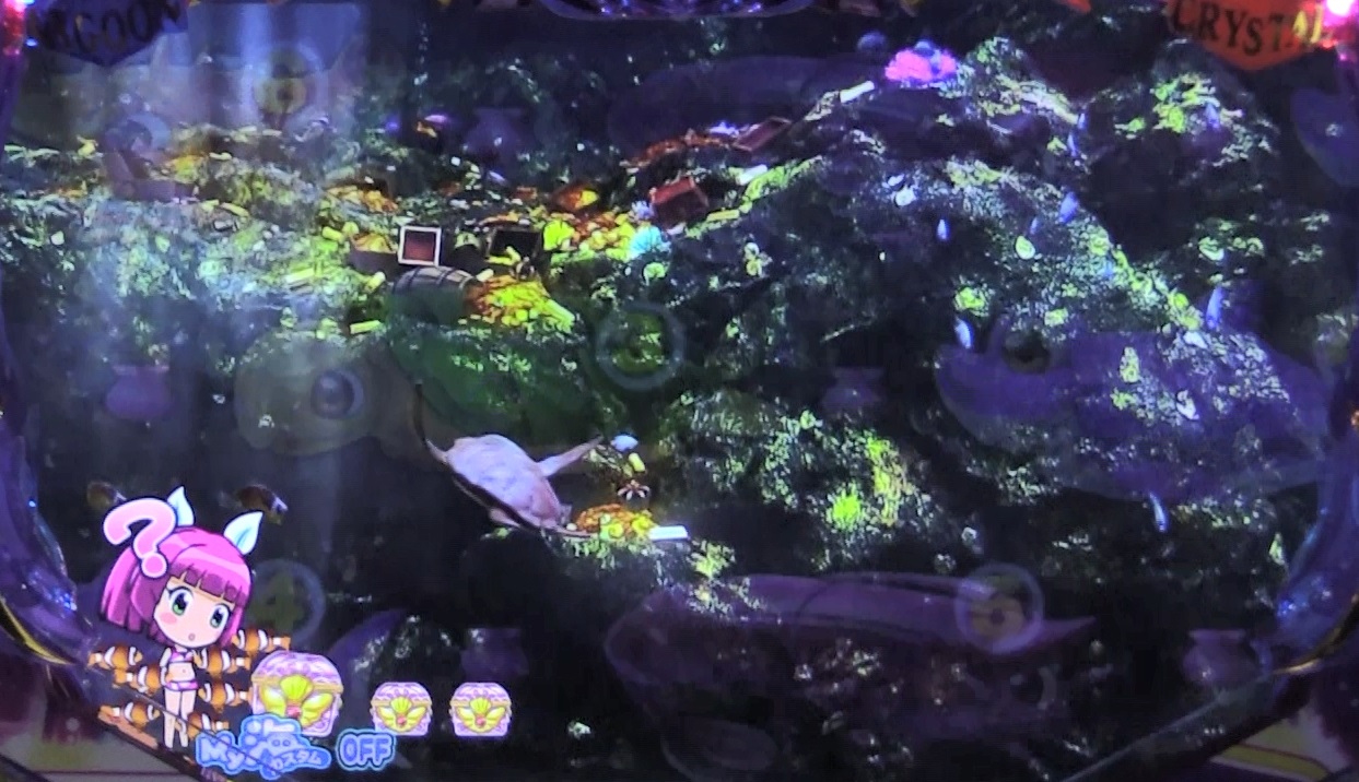 P大海物語4スペシャルBLACKのクマノミ画像