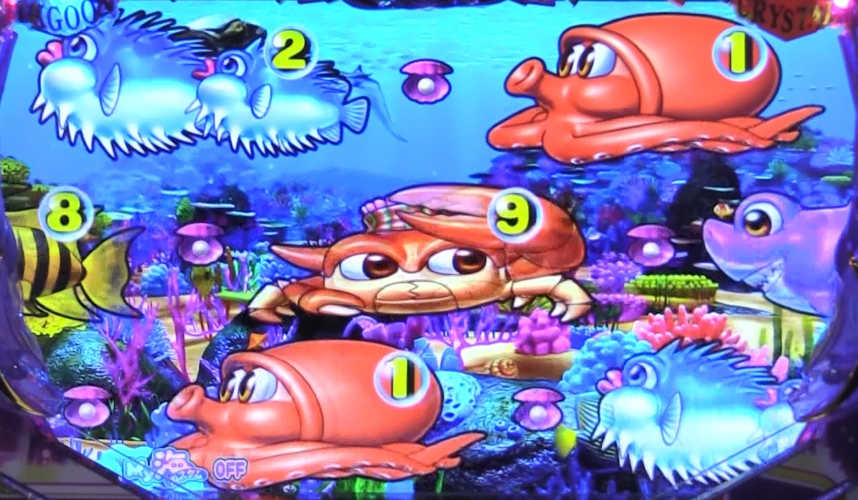 P大海物語4スペシャルBLACKの変動遅れ画像