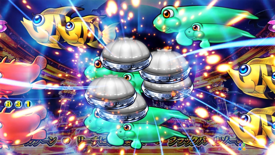 P大海物語4スペシャルBLACKのブランク変化画像