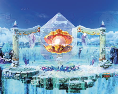 パチンコP大海物語5の雪背景
