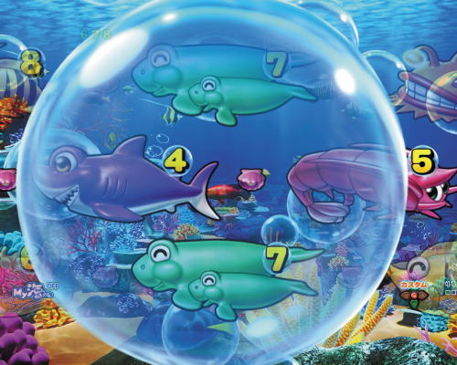 パチンコP大海物語5の泡予告