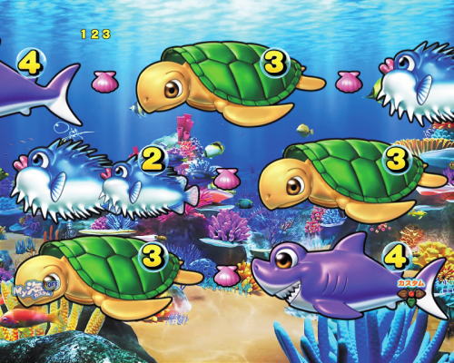 パチンコP大海物語5のチャンス目予告