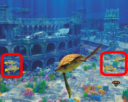 パチンコP大海物語5の小魚前兆
