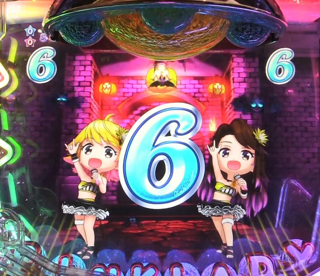 パチンコピンクレディーのモンスター当たり画像