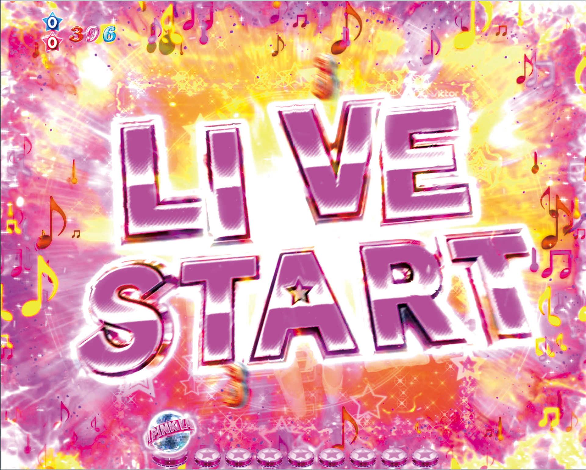 ぱちんこピンク・レディー 甘デジのLIVEチャンスリーチ画像