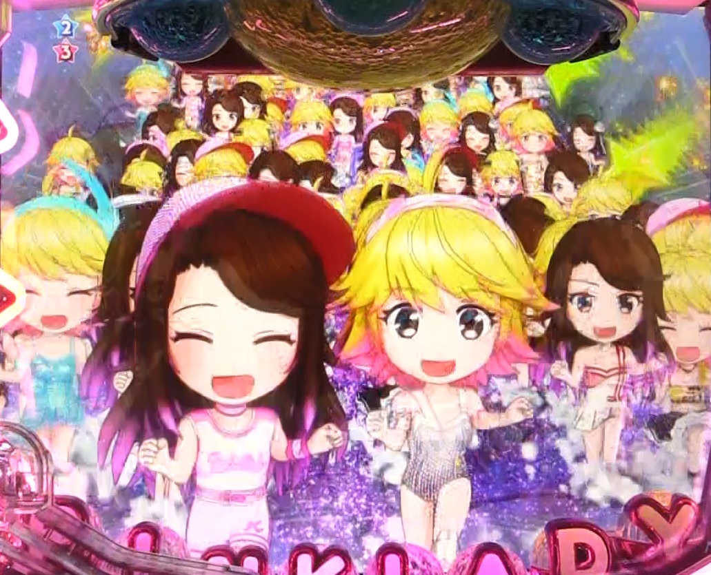 ぱちんこピンク・レディー 甘デジのピンクレディ群画像