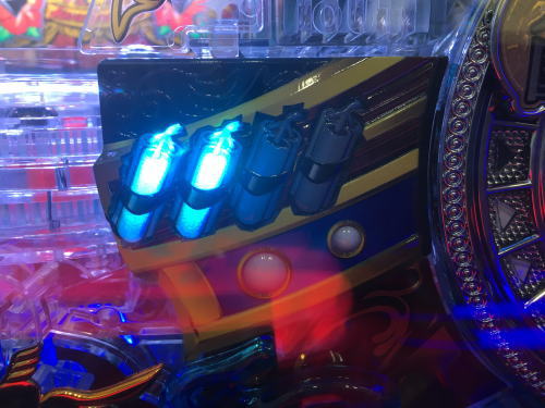 パチンコPパイレーツオブダイナマイトキングの保留変化