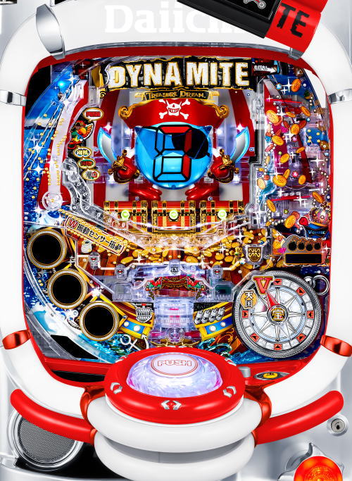 パチンコPパイレーツオブダイナマイトキングの枠フラッシュ予告