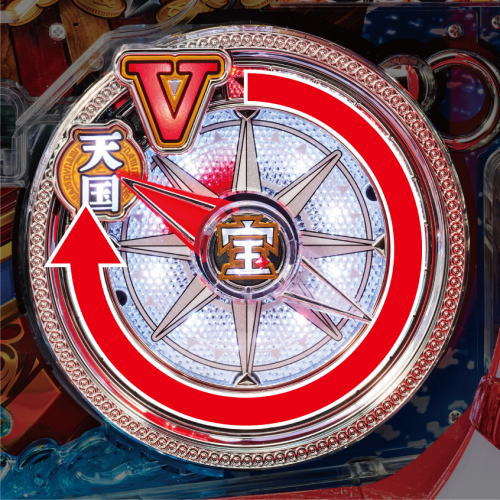 パチンコPパイレーツオブダイナマイトキングの全回転リーチ