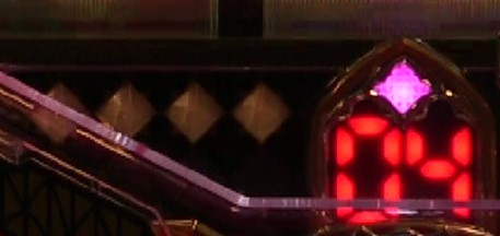 パチンコPフィーバークィーンRUSHの保留ピンク2～9回転画像